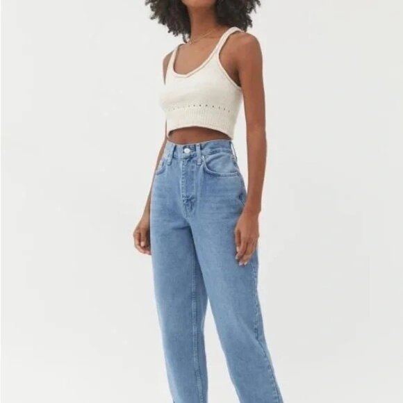 BDG Denim - BDG High- Rise Baggy Light Wash Jeans Size 34 Relaxed Casual 90's Y2K Bohemian